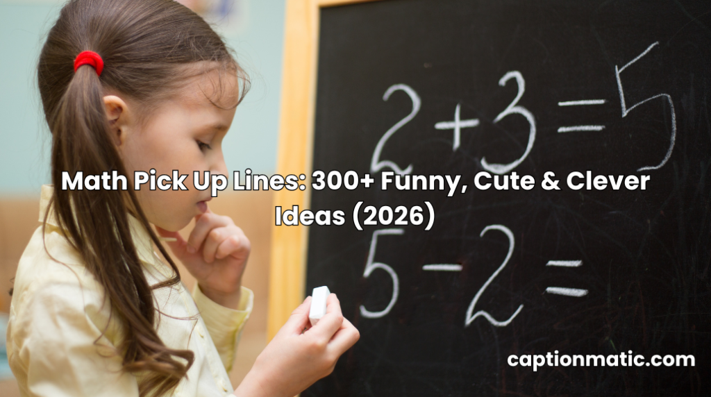 Math Pick Up Lines