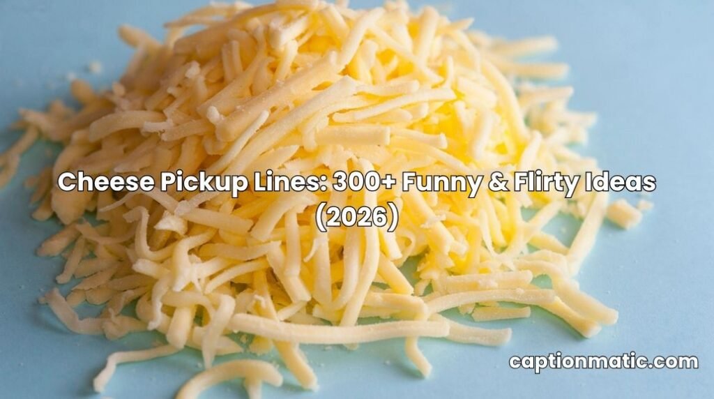 cheese pickup lines