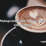 coffee pickup lines