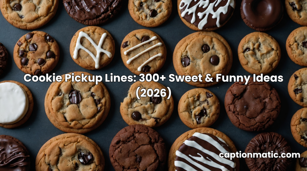 cookie pickup lines