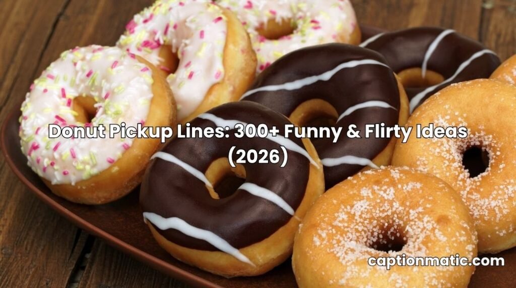 donut pickup lines