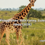 giraffe pickup lines