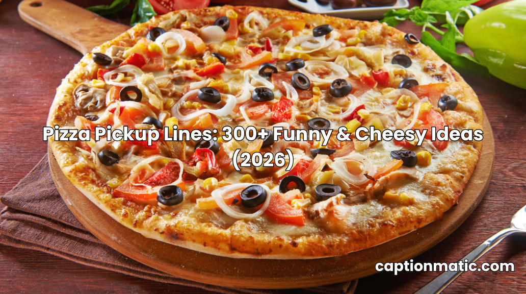 pizza pickup lines