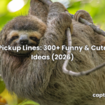 sloth pickup lines