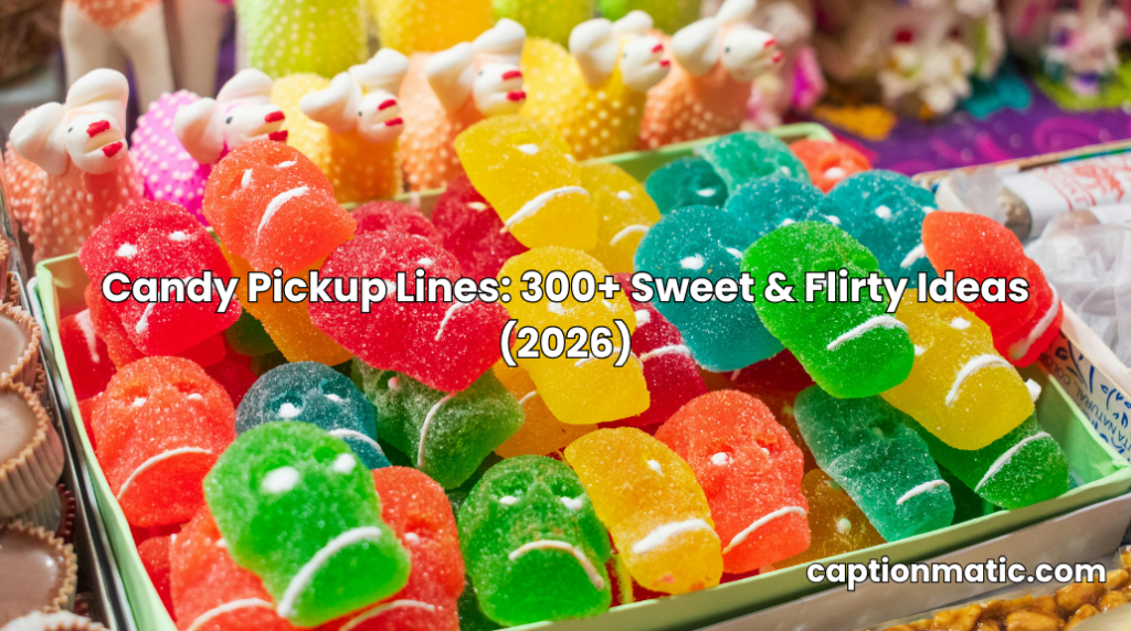 candy pickup lines