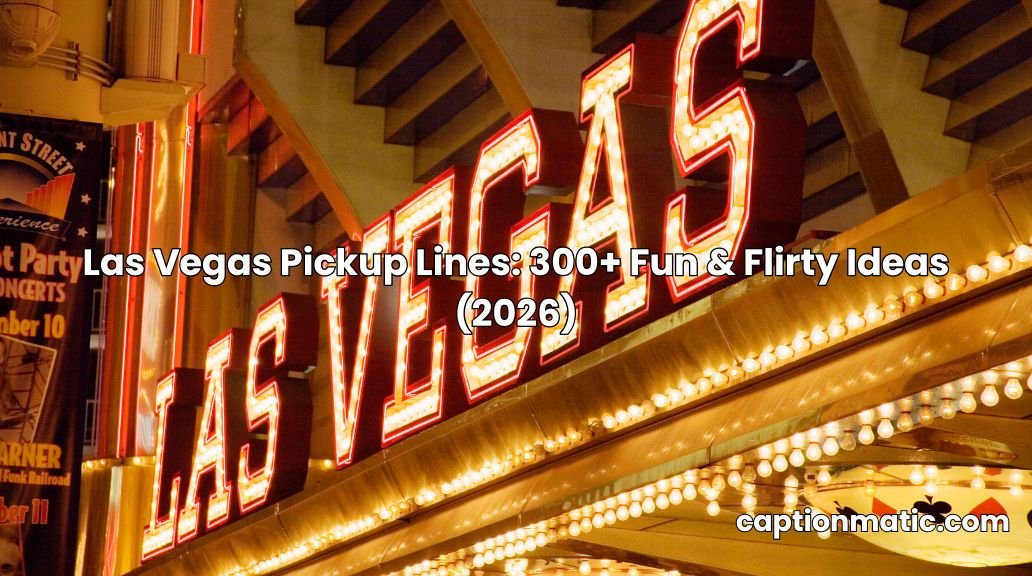 las vegas pickup lines