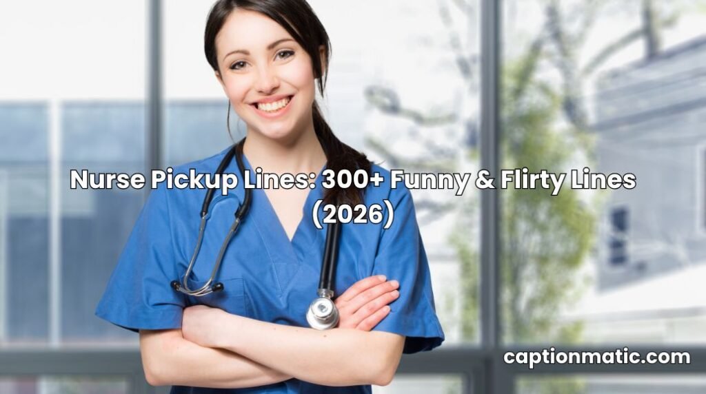 nurse pickup lines