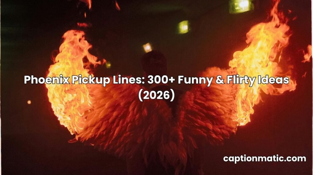 phoenix pickup lines