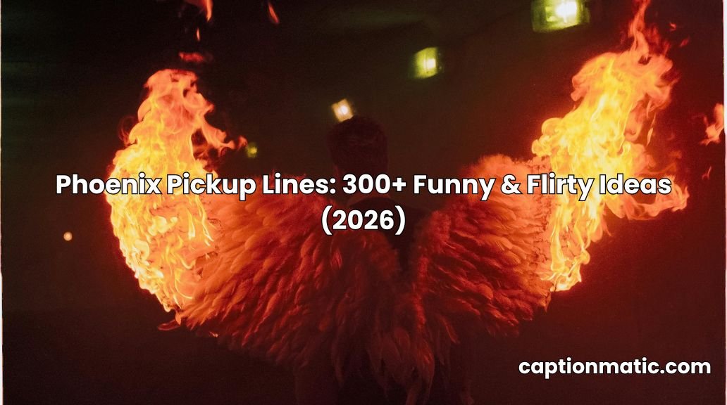 phoenix pickup lines