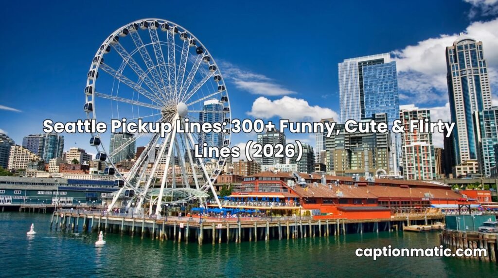 seattle pickup lines